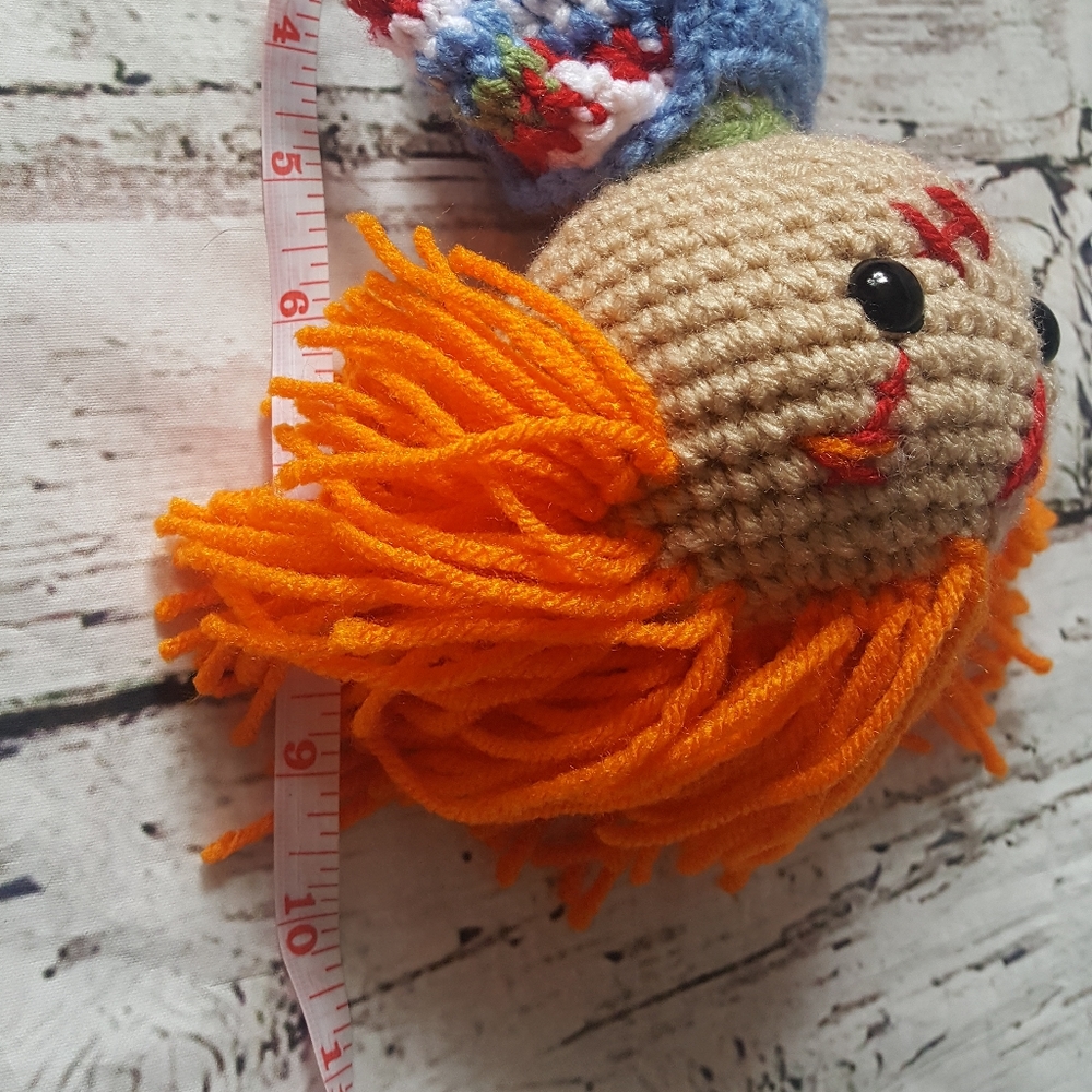 Crochet Chucky Inspired Amigurumi - Picture 9 of 16